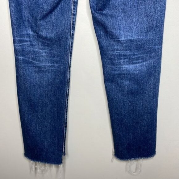 Adriano Goldschmeid 26 Phoebe Vintage High Waisted Tapered Leg Crop Jeans $255 - Picture 11 of 16
